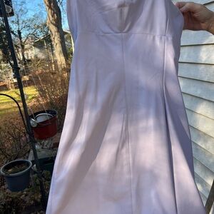 Forever 21 Lavender Faux Leather Mini Dress with Sleeves Set | Size M